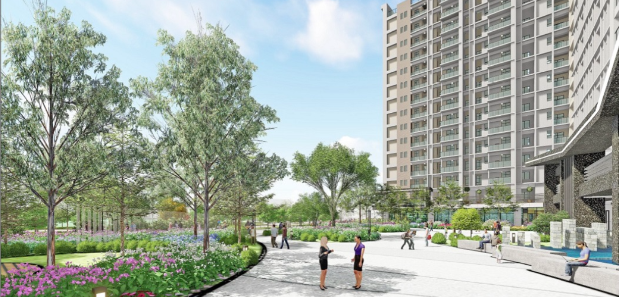 高雄興建社宅地點不乏精華地點,其中岡山社宅與公園結合公共空間。(圖/高雄市都發局提供)