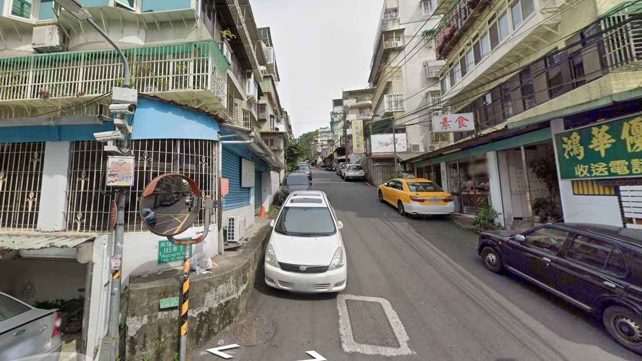 山坡地開發建築管制地區內的危險建物，台北市府放寬依法畫定為迅行更新地區。(截自googlemap)