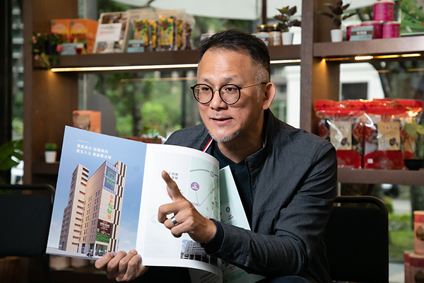 台灣樂齡建築協會發展協會秘書長、合勤健康事業董事長李柏憲熱衷投入高齡 人口住宅議題，推展共生宅品牌。