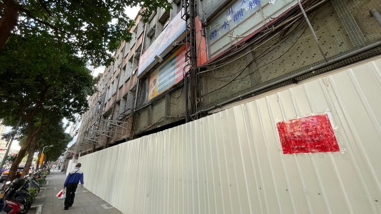 「吉林段危老案」為台北市中山區最大的危老自建案。(攝/陳雅玲)