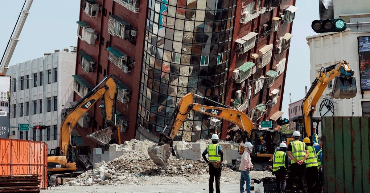 突如其來的花蓮大地震，掀起國人對危險建物加快重建的意識。(圖/達志)